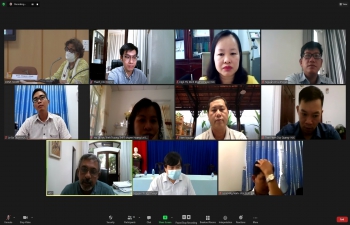 Virtual Meeting between NCERT, India and Hoang Le Kha Gifted High School (29th June, 2021